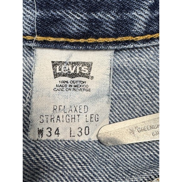 Vintage Levi's Mens 559 Jeans 2003 Red Tab Relaxed Straight Distressed 32x27 Y2K - Picture 15 of 16